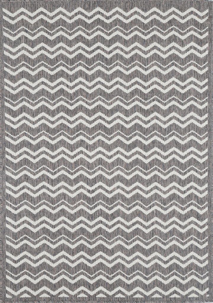 Sisalo Brown Beige and Cream Geometric Rug - 5662/W71-H
