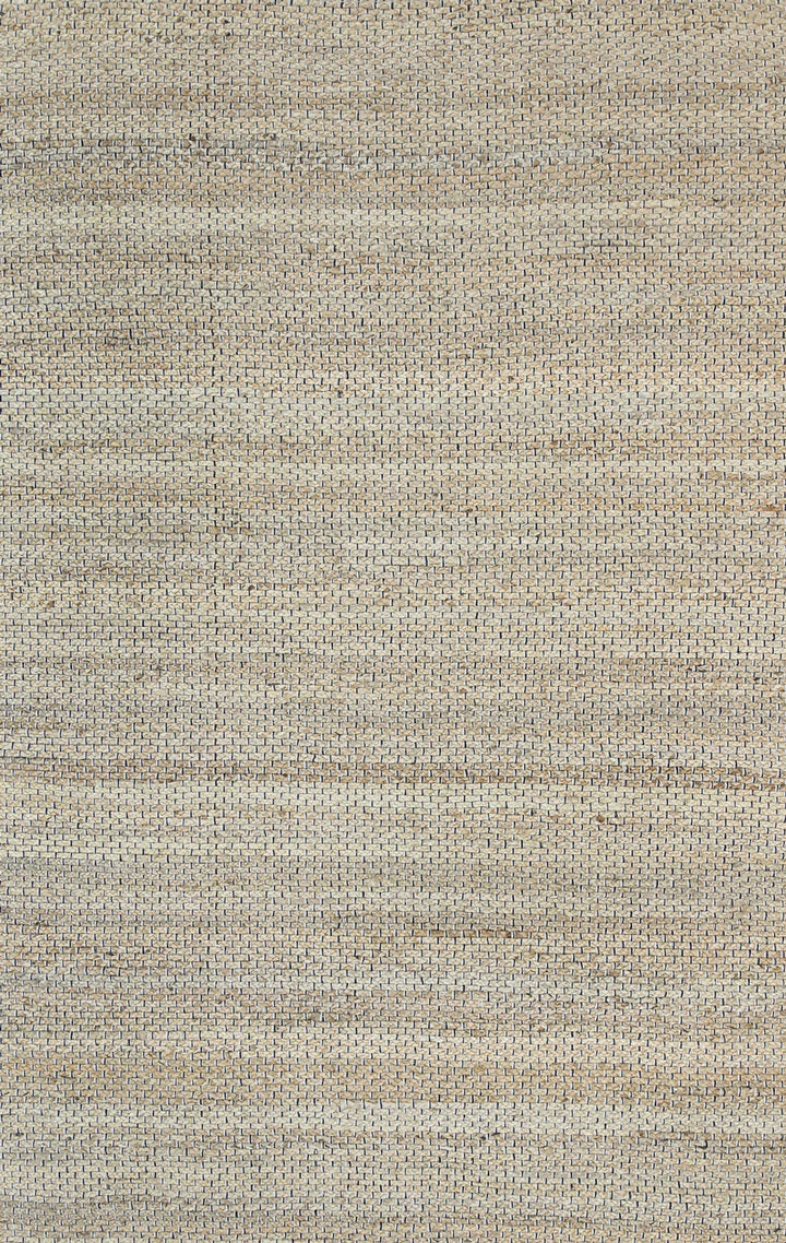 Taj Natural Basket Weave Black Jute Rug