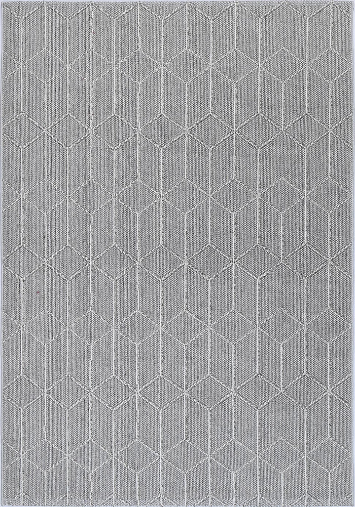 Vanuatu Totori Ash Geometric Flatweave Rug - 01