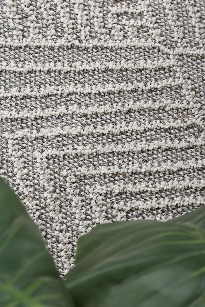 Vanuatu Kini Grey Geometric Flatweave Rug - 07