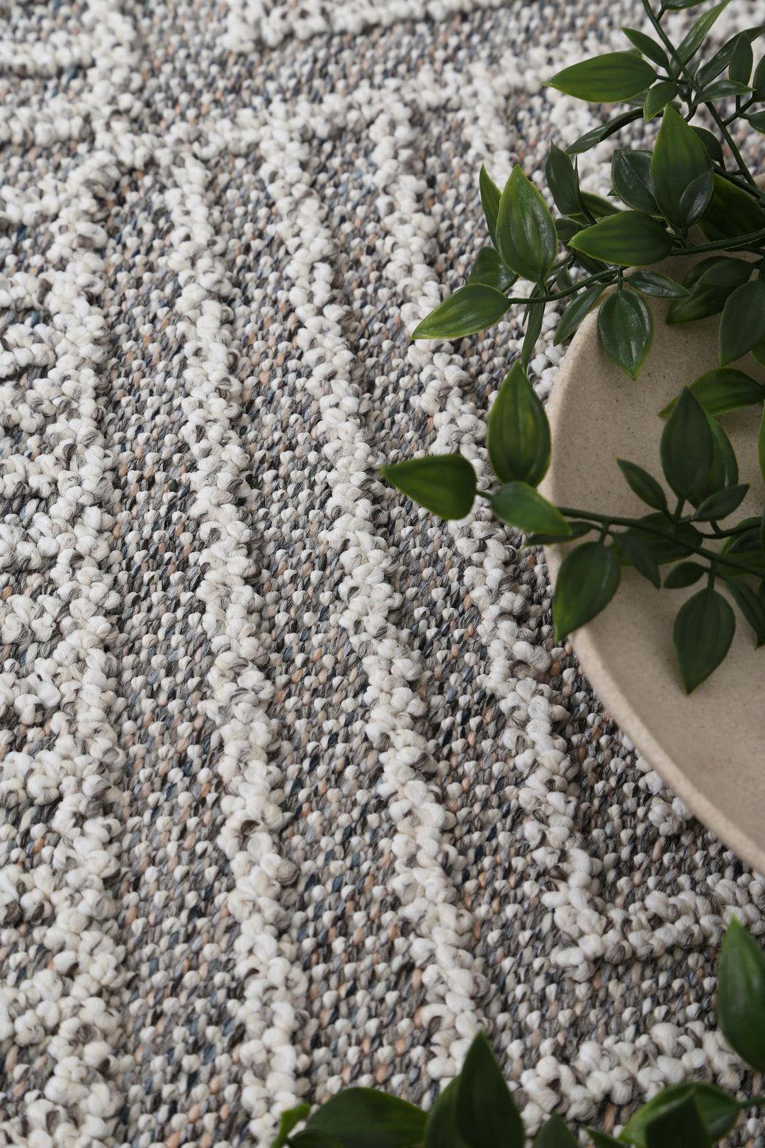 Vanuatu Menapi Ash Geometric Flatweave Rug - 08