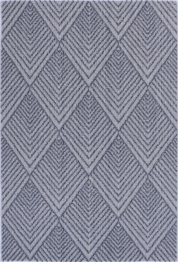 Vanuatu Naka Charcoal Geometric Flatweave Rug - 10