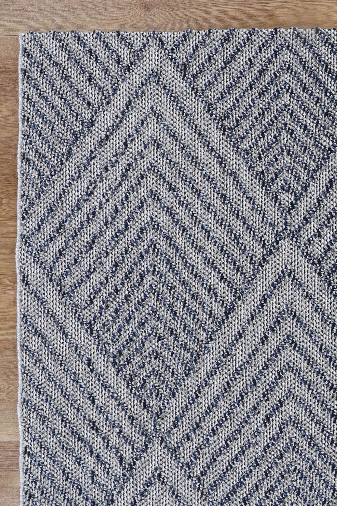 Vanuatu Naka Charcoal Geometric Flatweave Rug - 10