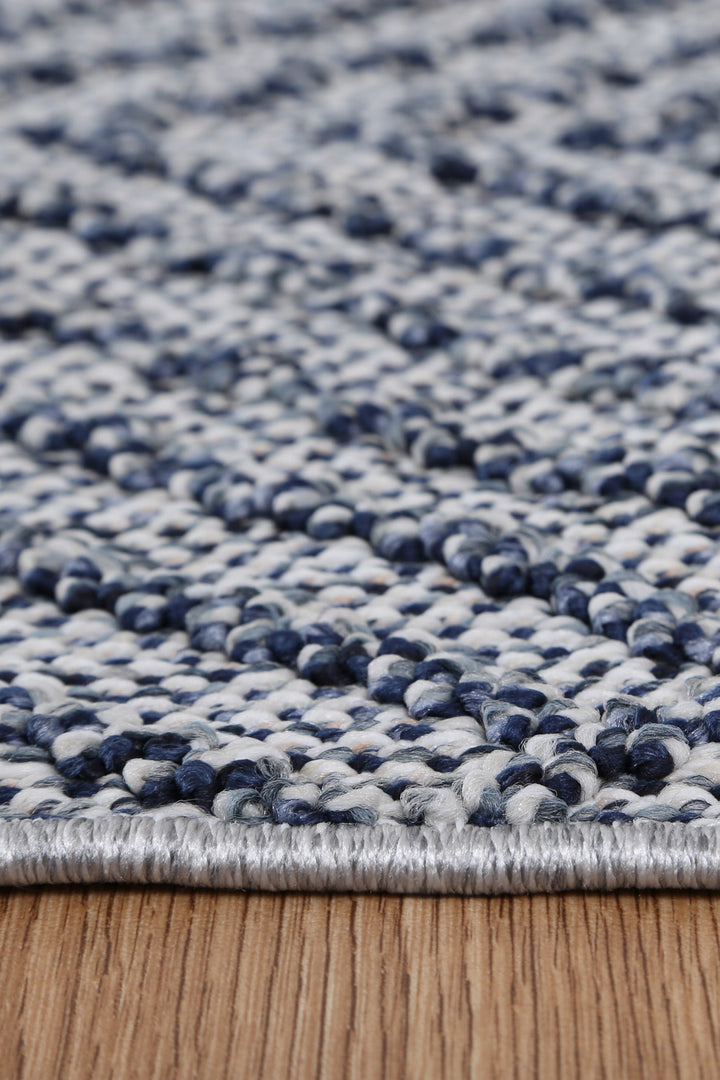 Vanuatu Naka Charcoal Geometric Flatweave Rug - 10