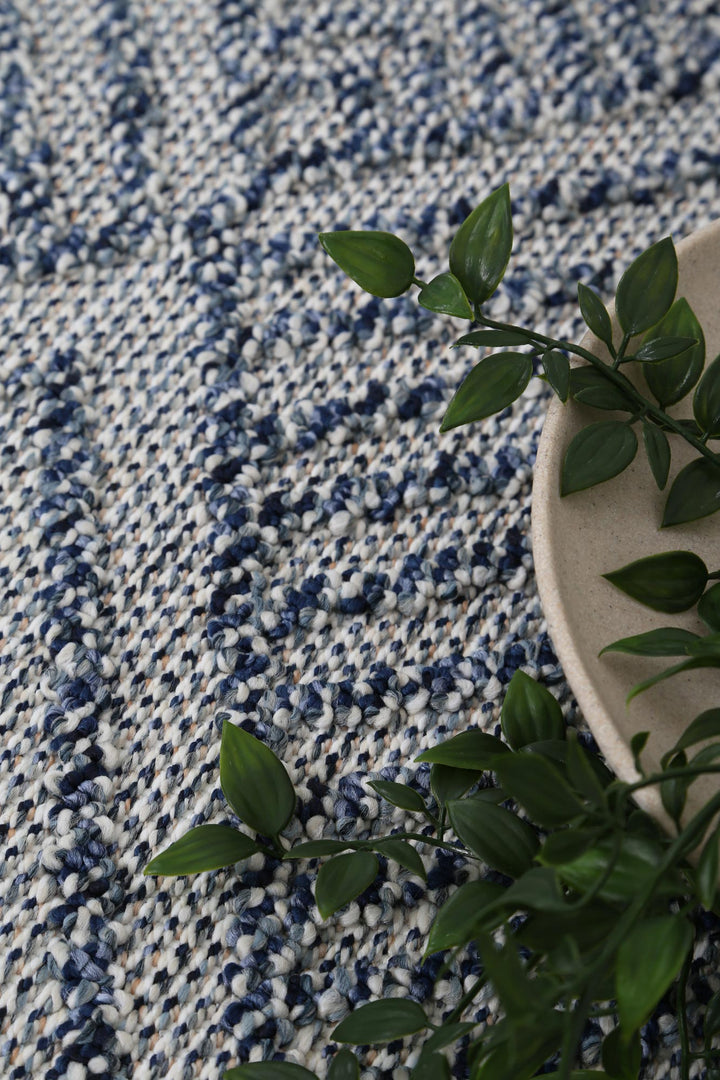 Vanuatu Naka Charcoal Geometric Flatweave Rug - 10