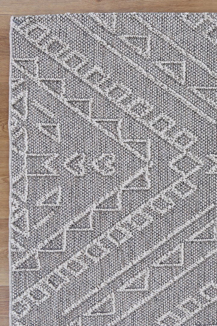 Vanuatu Kaua Ash Tribal Flatweave Rug - 14