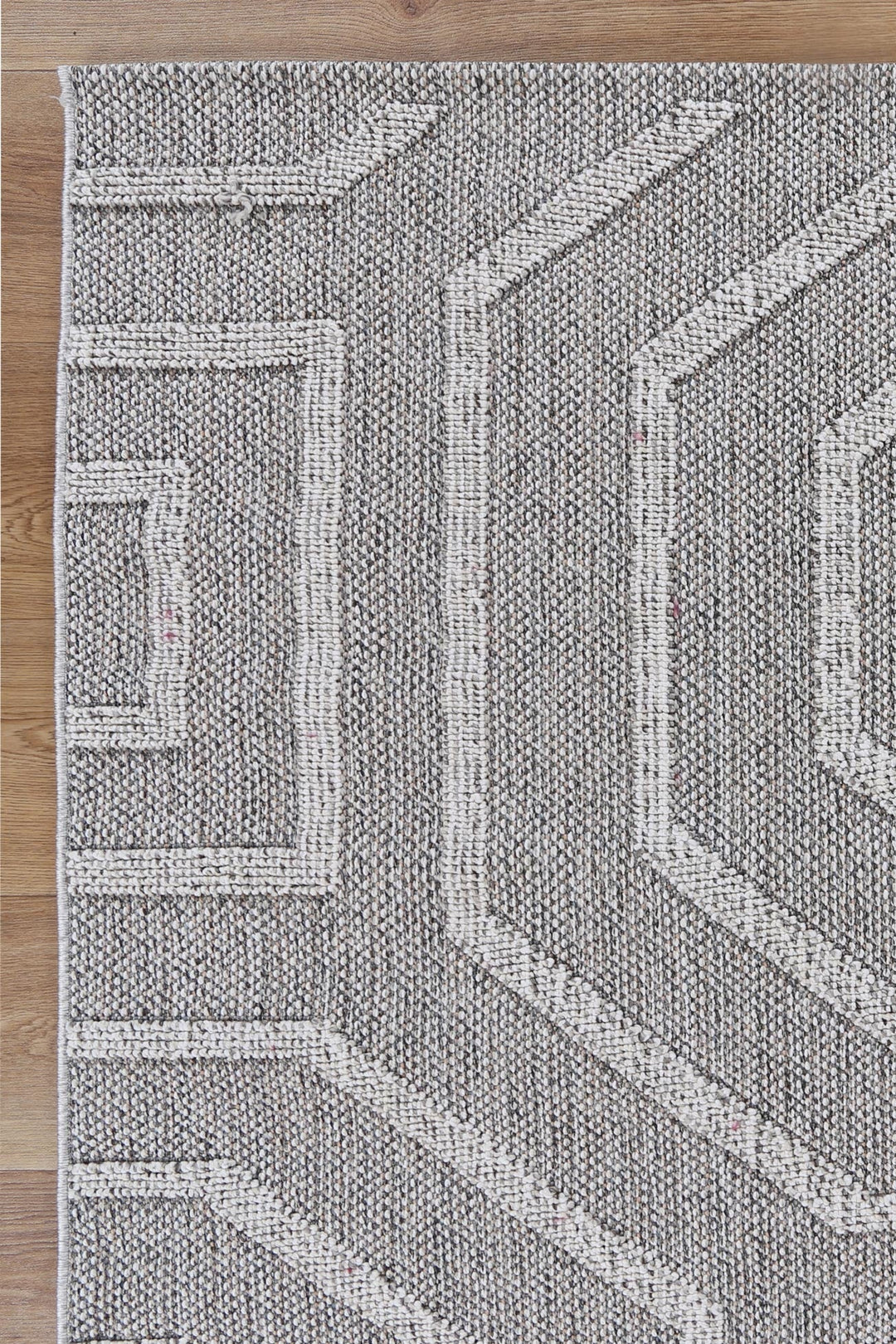 Vanuatu Suri Ash Geometric Flatweave Rug - 16