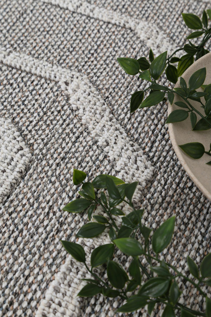 Vanuatu Suri Ash Geometric Flatweave Rug - 16