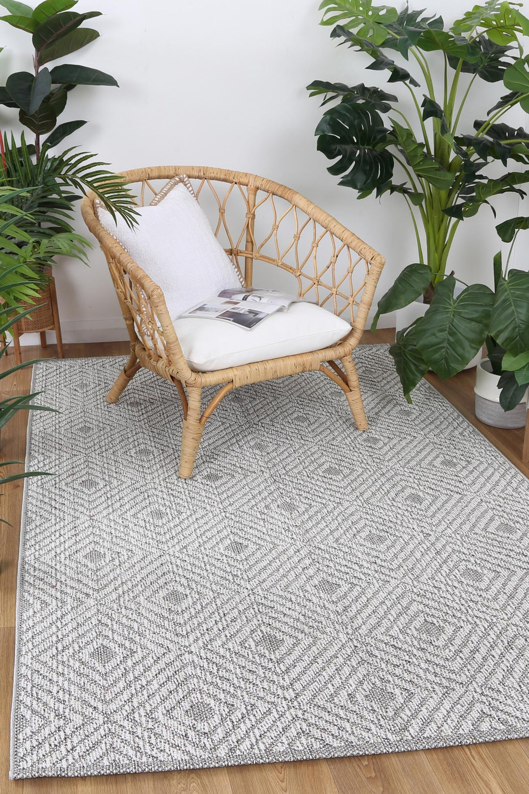 Wasa Rug Vanuatu Walasi Ash Geometric Flatweave Rug - 20 – Brand Ventures Pty Ltd