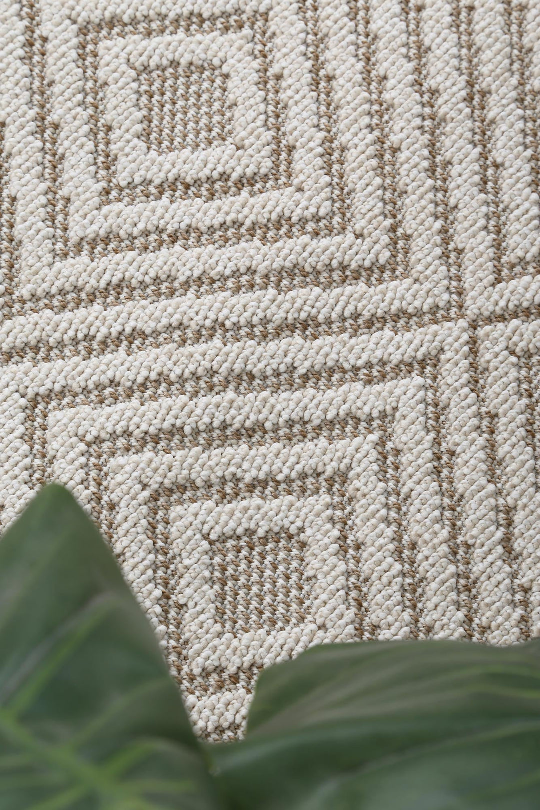 Vanuatu Wickham Beige Geometric Flatweave Rug - 22