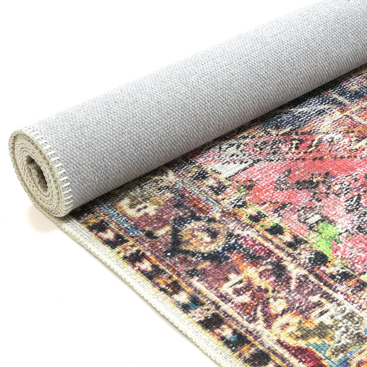Vintage Crown Ernest Multi Distressed Vintage Rug (2379-01)